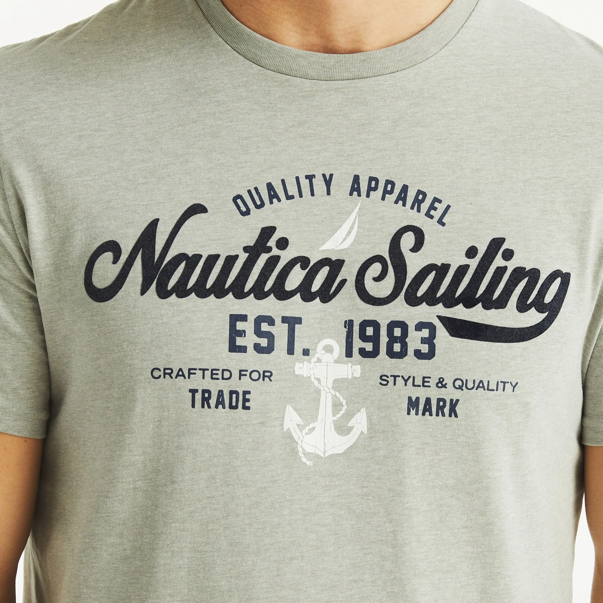 Nautica Mens Heritage Graphic T-Shirt