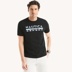 Nautica Mens Heritage Logo Graphic T-Shirt