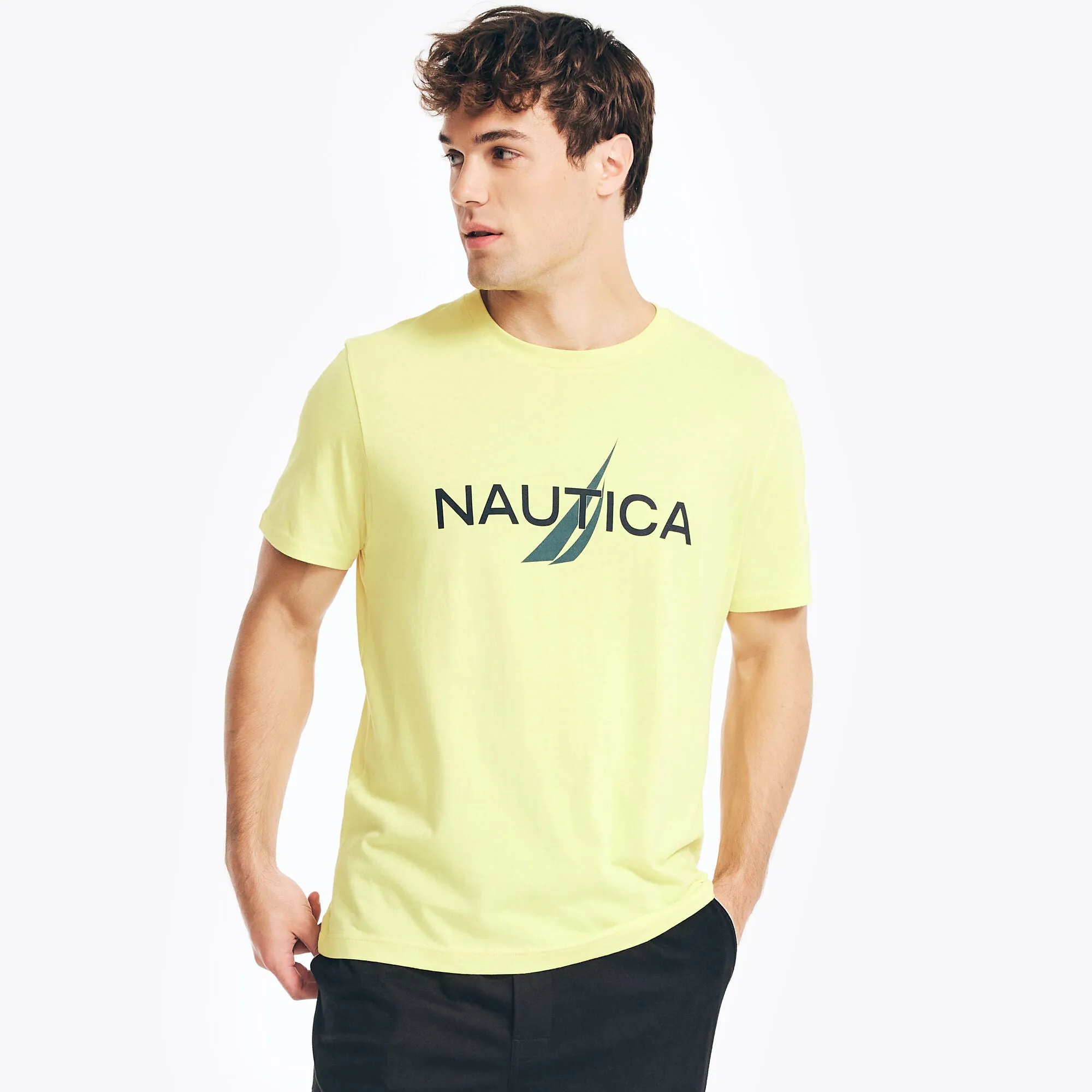 Nautica Mens Logo Graphic Sleep T-Shirt