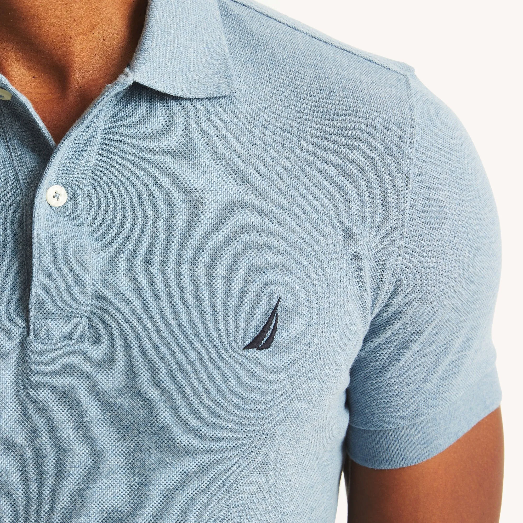 Nautica Mens Slim Fit Deck Polo