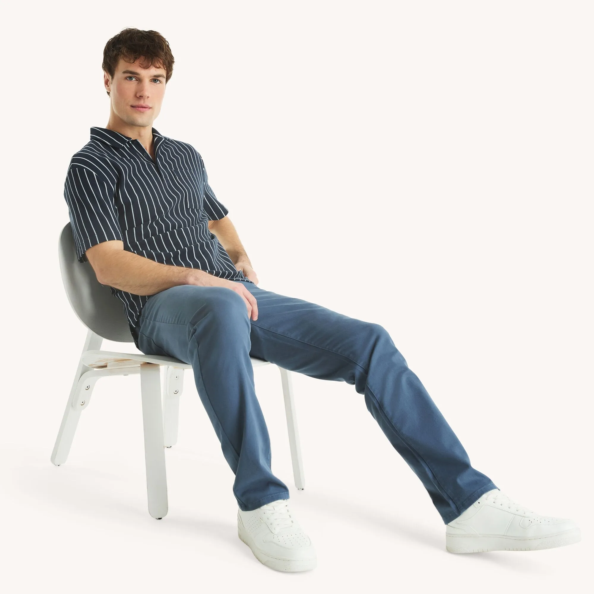 Nautica Mens Straight Fit Stretch Pant