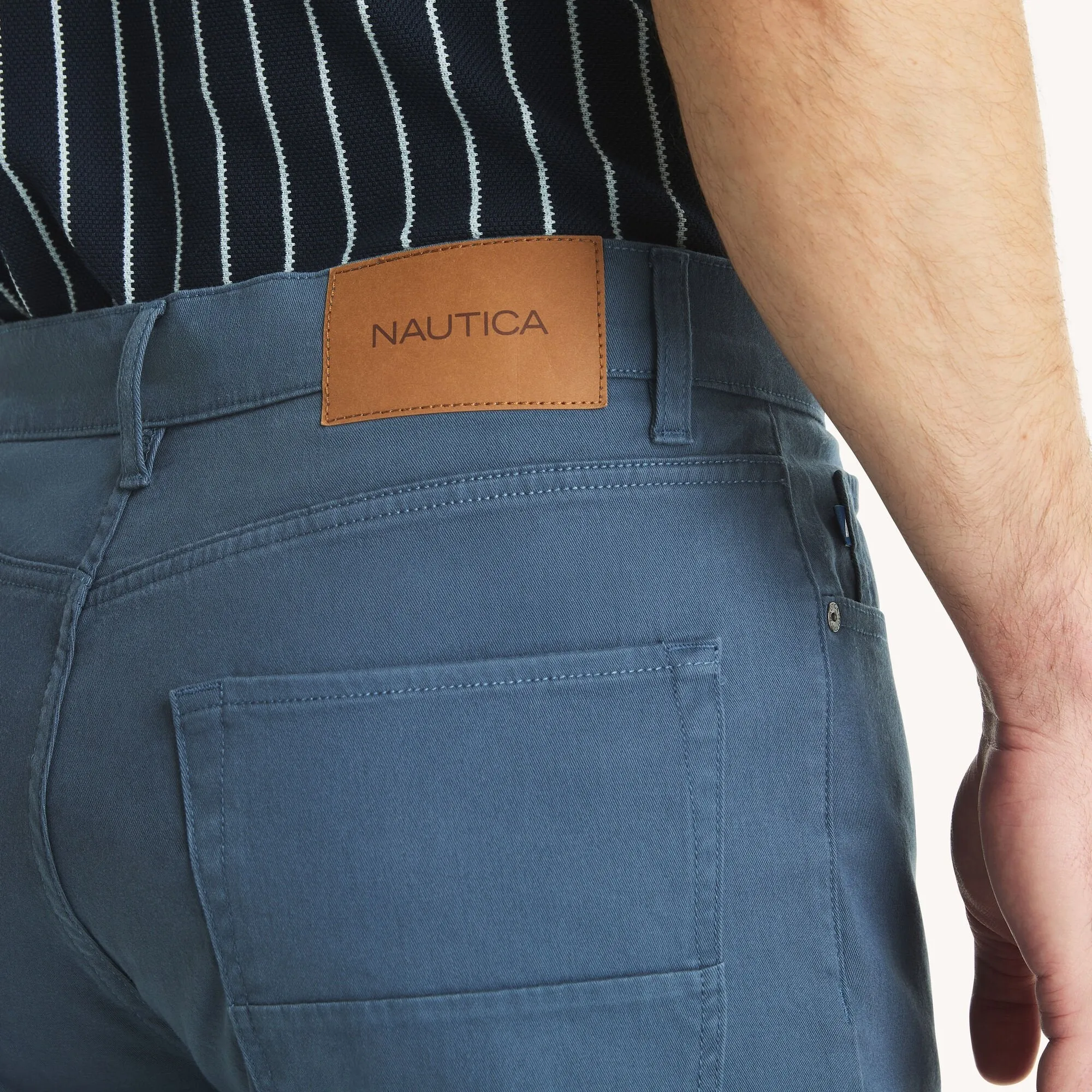 Nautica Mens Straight Fit Stretch Pant