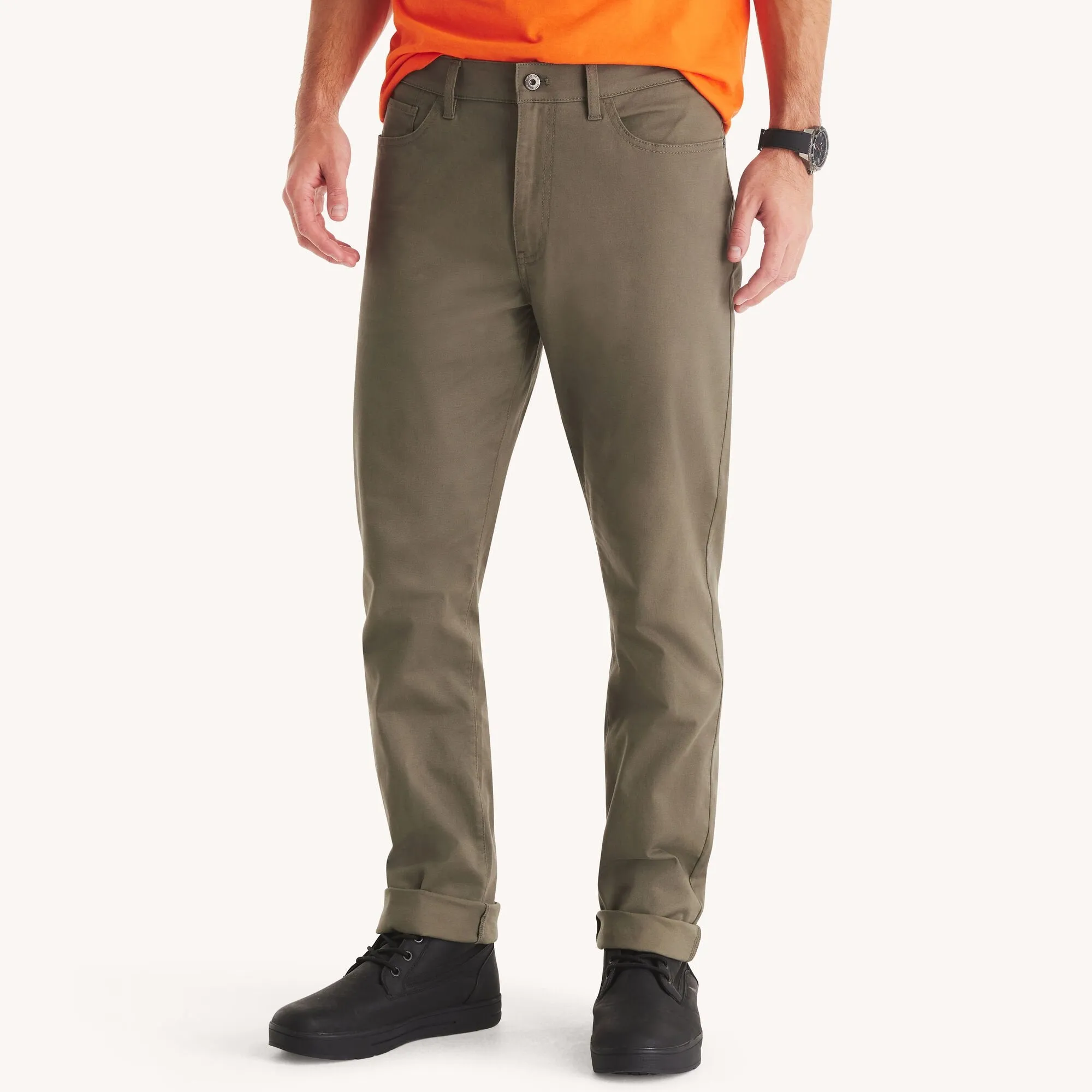 Nautica Mens Straight Fit Stretch Pant