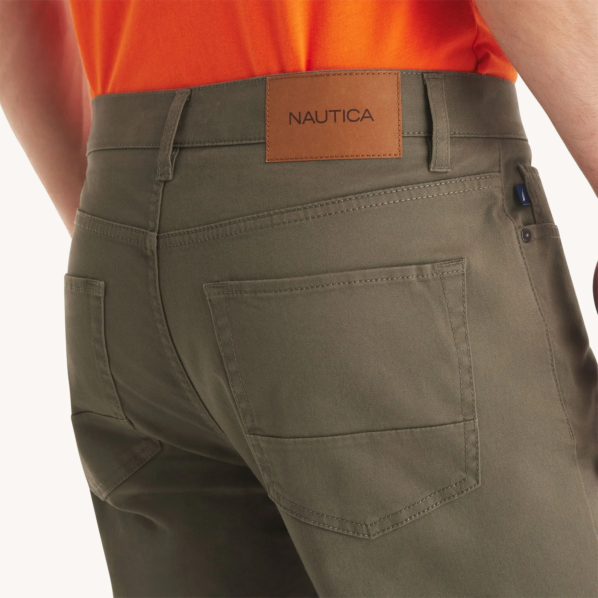 Nautica Mens Straight Fit Stretch Pant