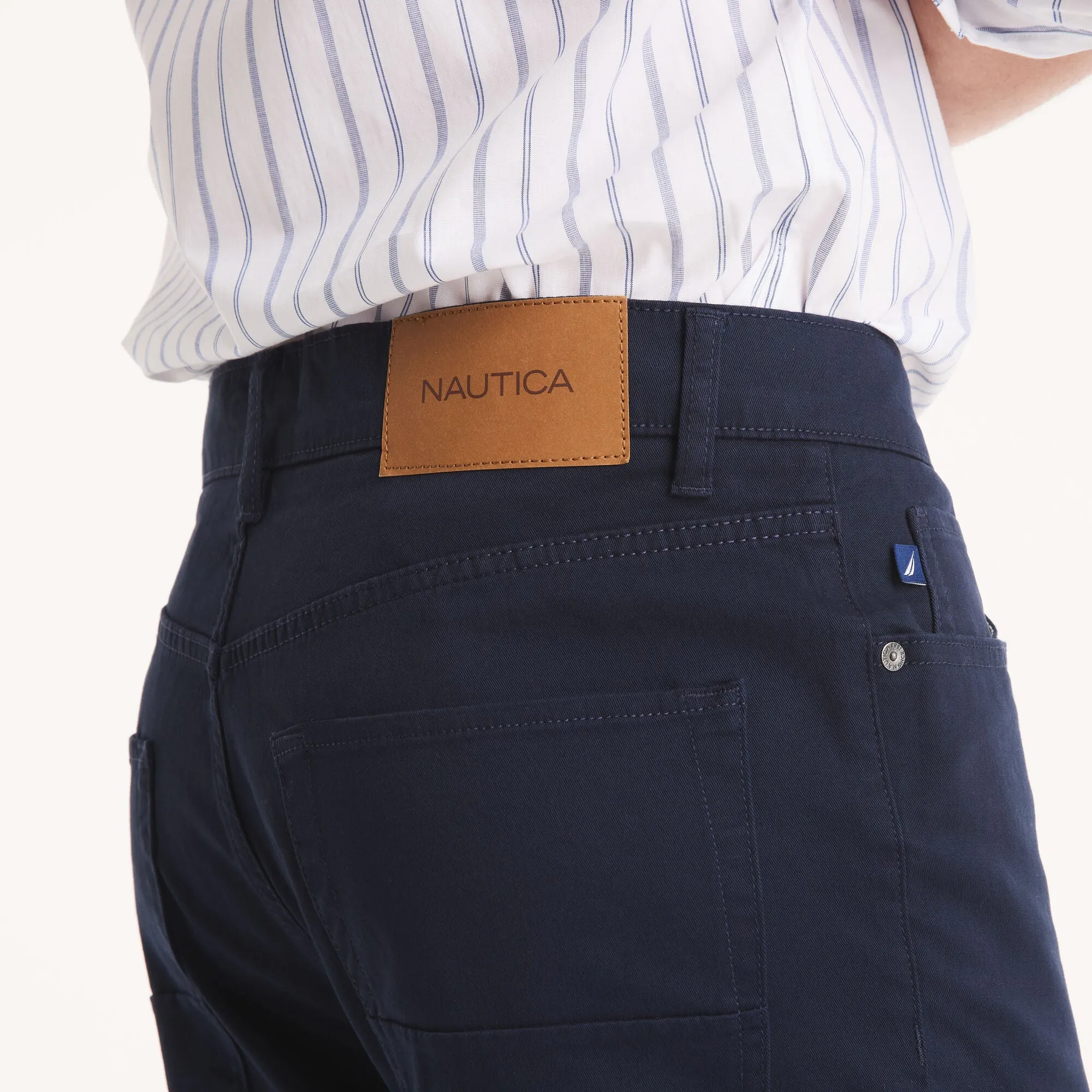 Nautica Mens Straight Fit Stretch Pant