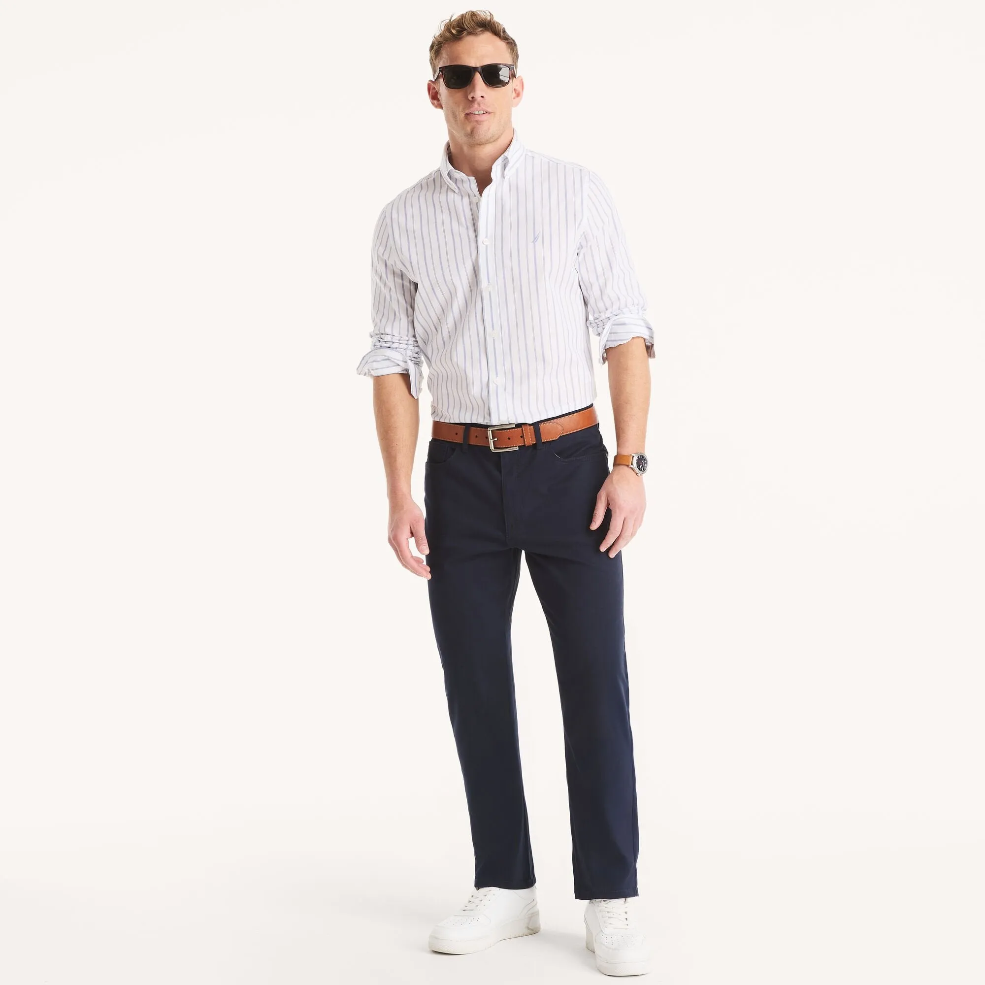 Nautica Mens Straight Fit Stretch Pant