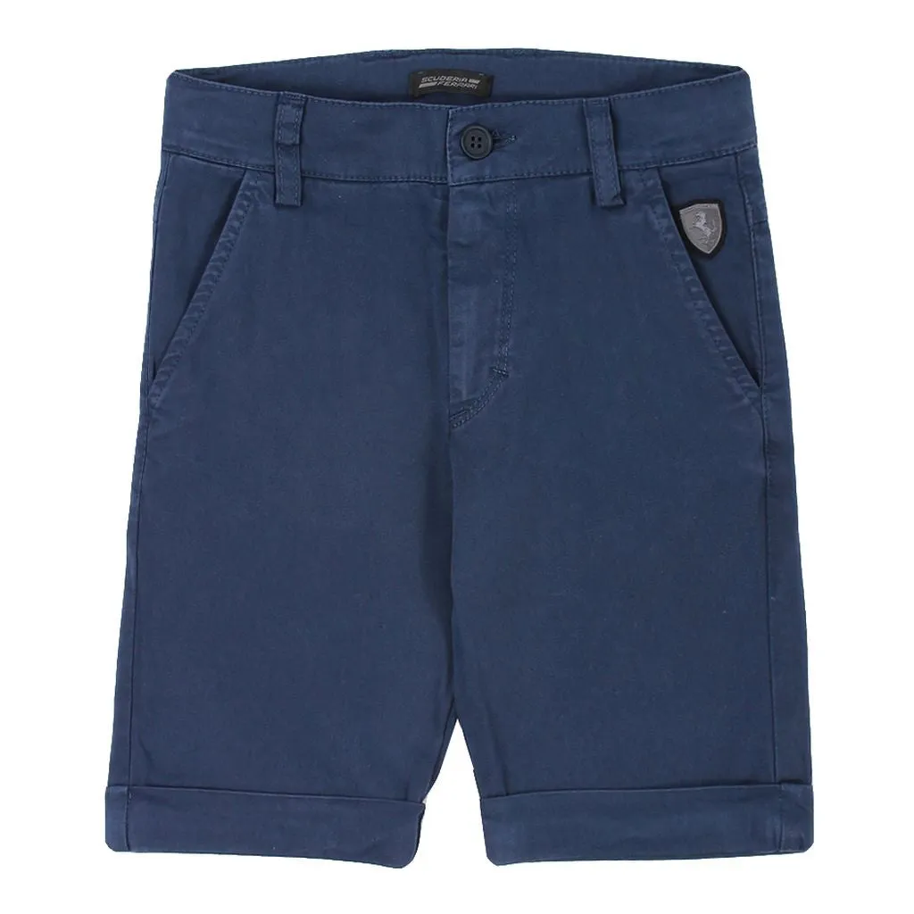Navy Logo Shorts