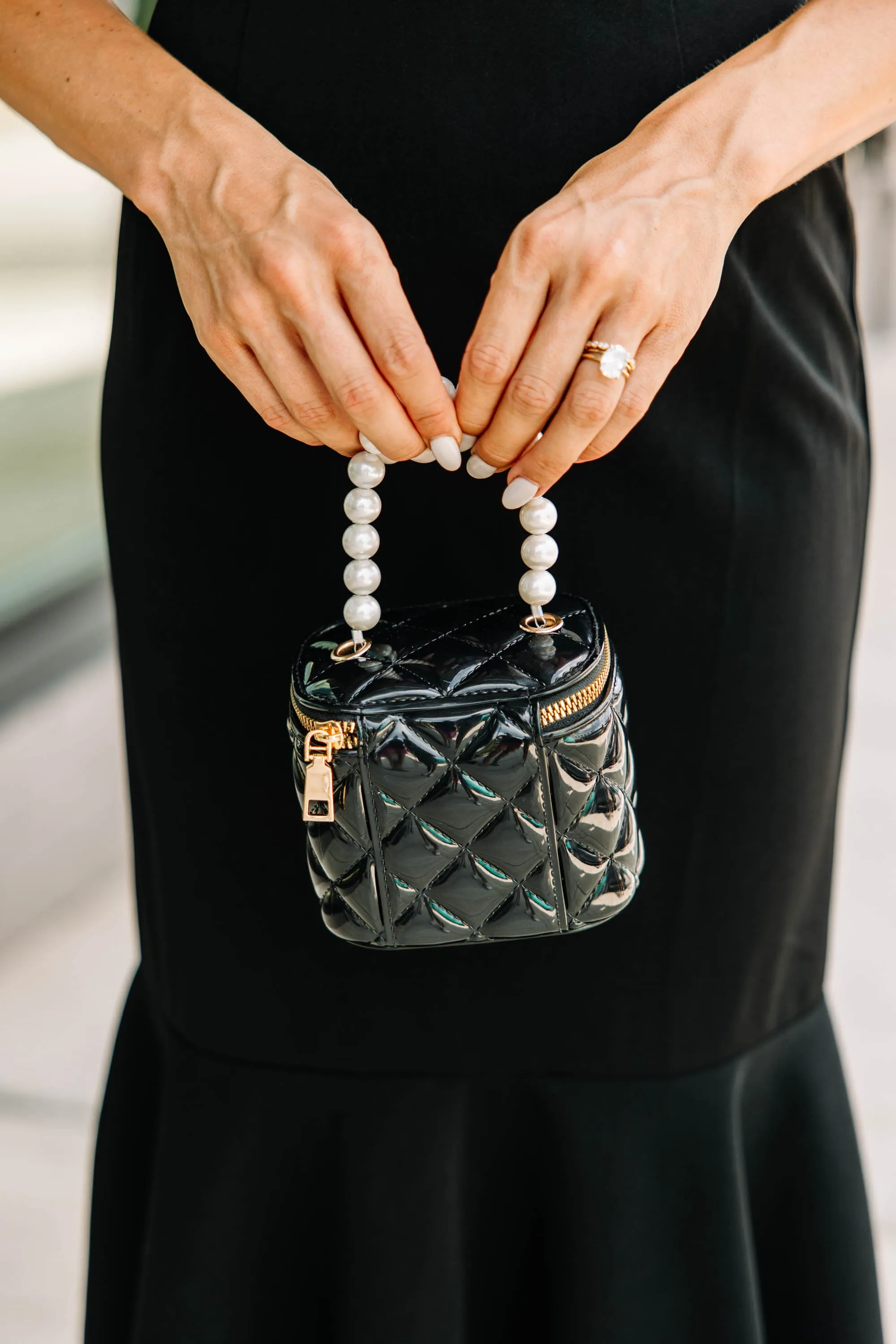 Need You Now Black Mini Purse