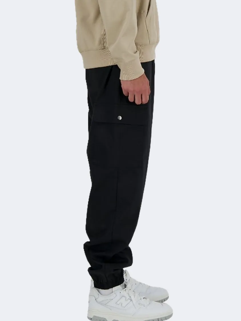 New Balance Twill Men Lifestyle Pant Black