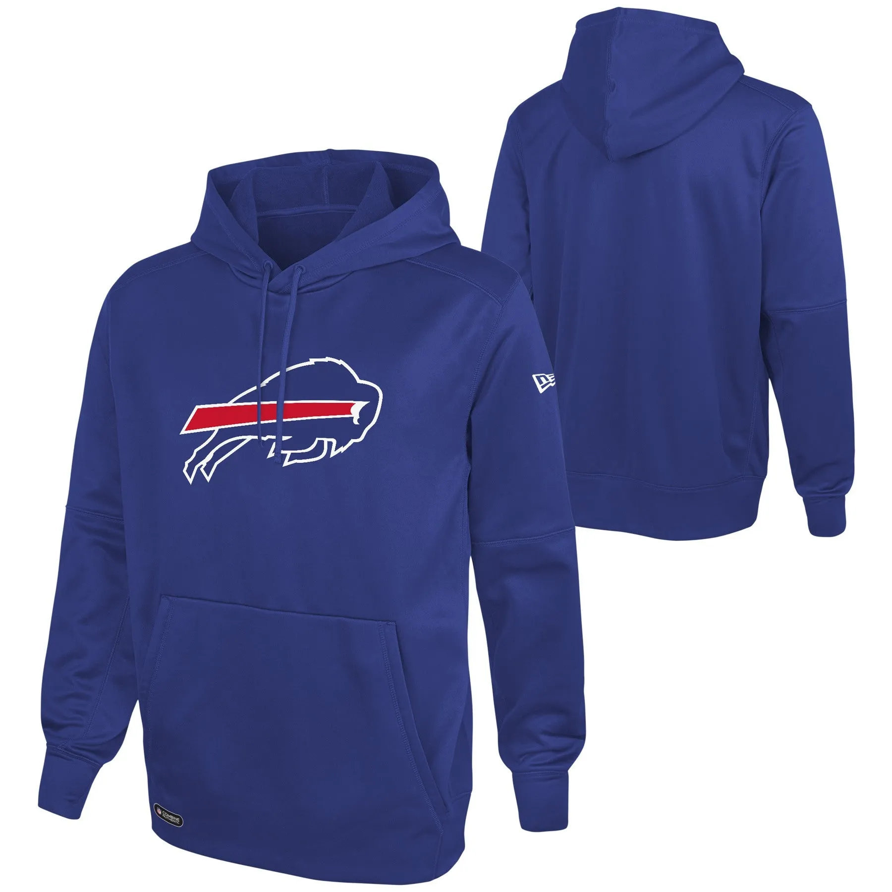 New Era Buffalo Bills NFL Men's Stadium Logo Pullover Performance Hoodie, Blue