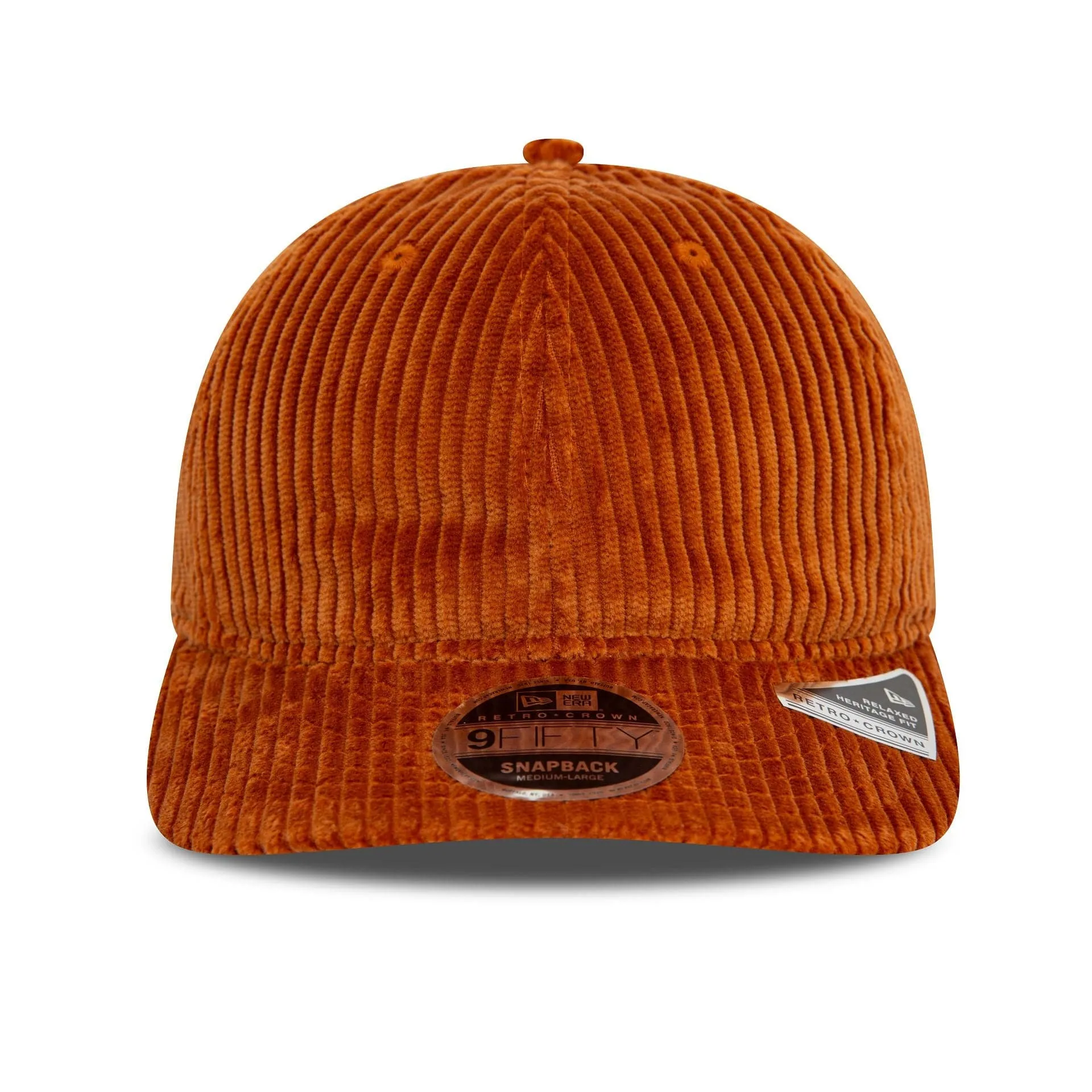 New Era Cord Dark Orange 9FIFTY Retro Crown Cap Billy J