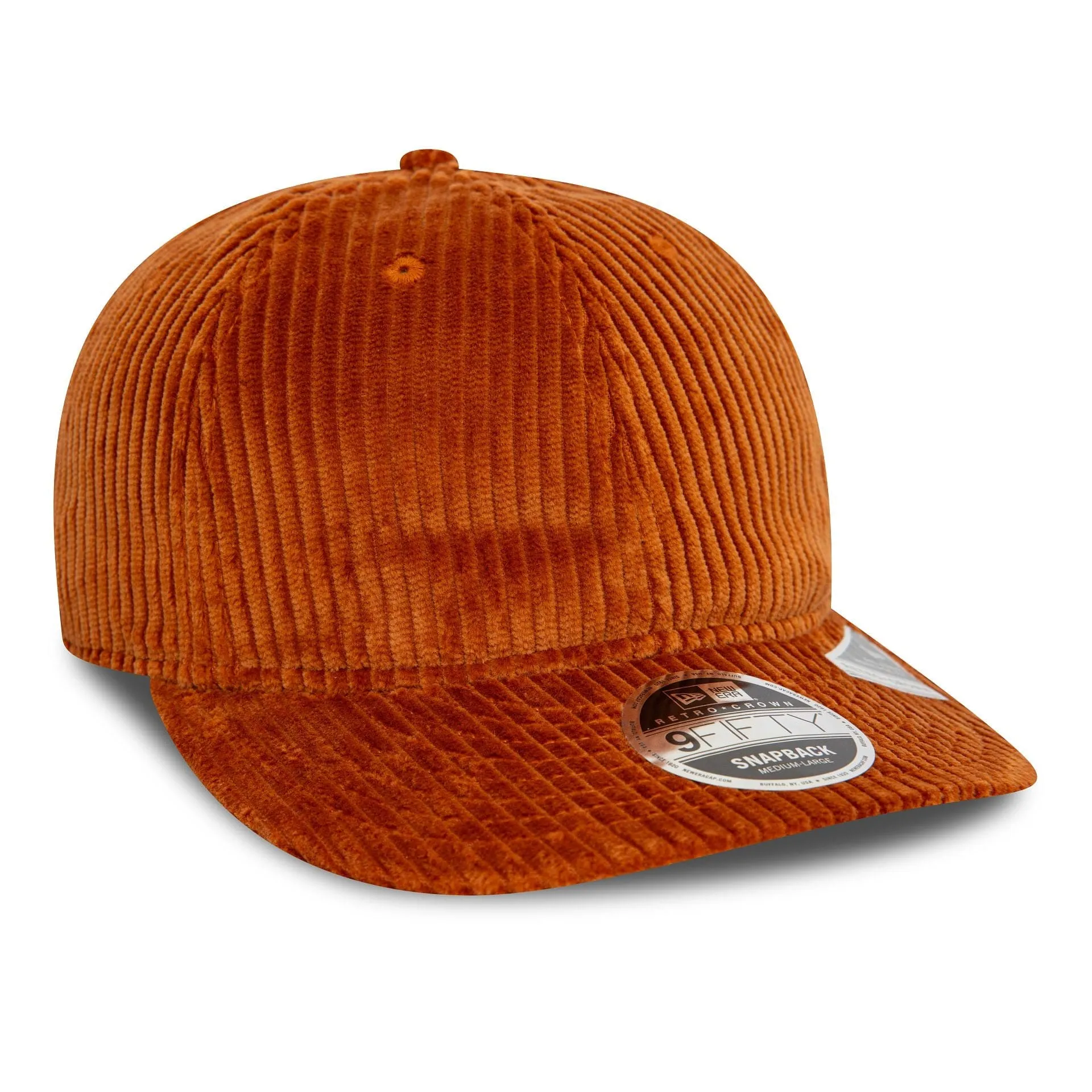 New Era Cord Dark Orange 9FIFTY Retro Crown Cap Billy J