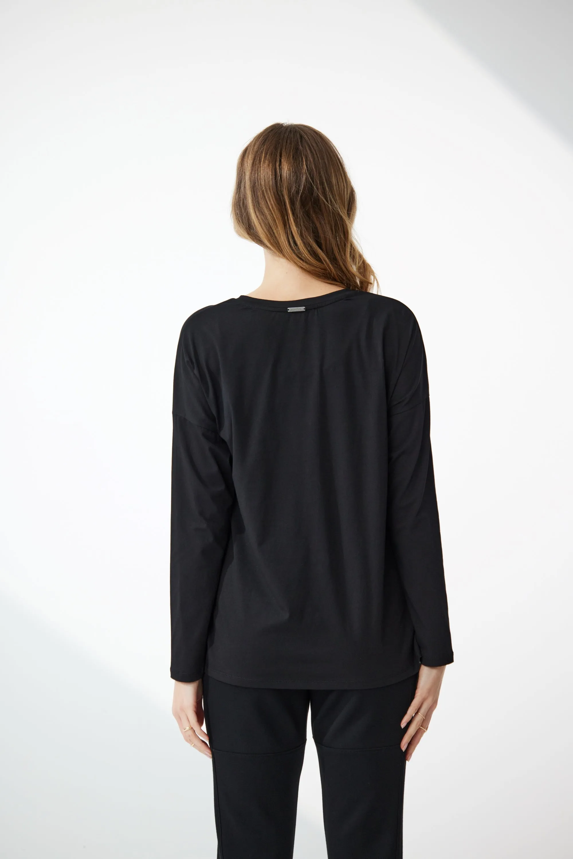 Newport - Domino Casual Tee - NP29347 - Black
