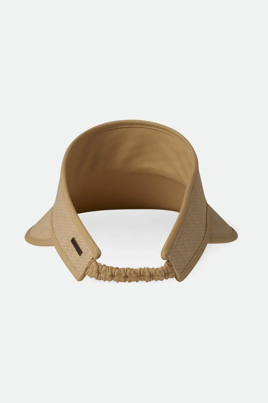Newport Straw Visor - Natural/Natural Brixton