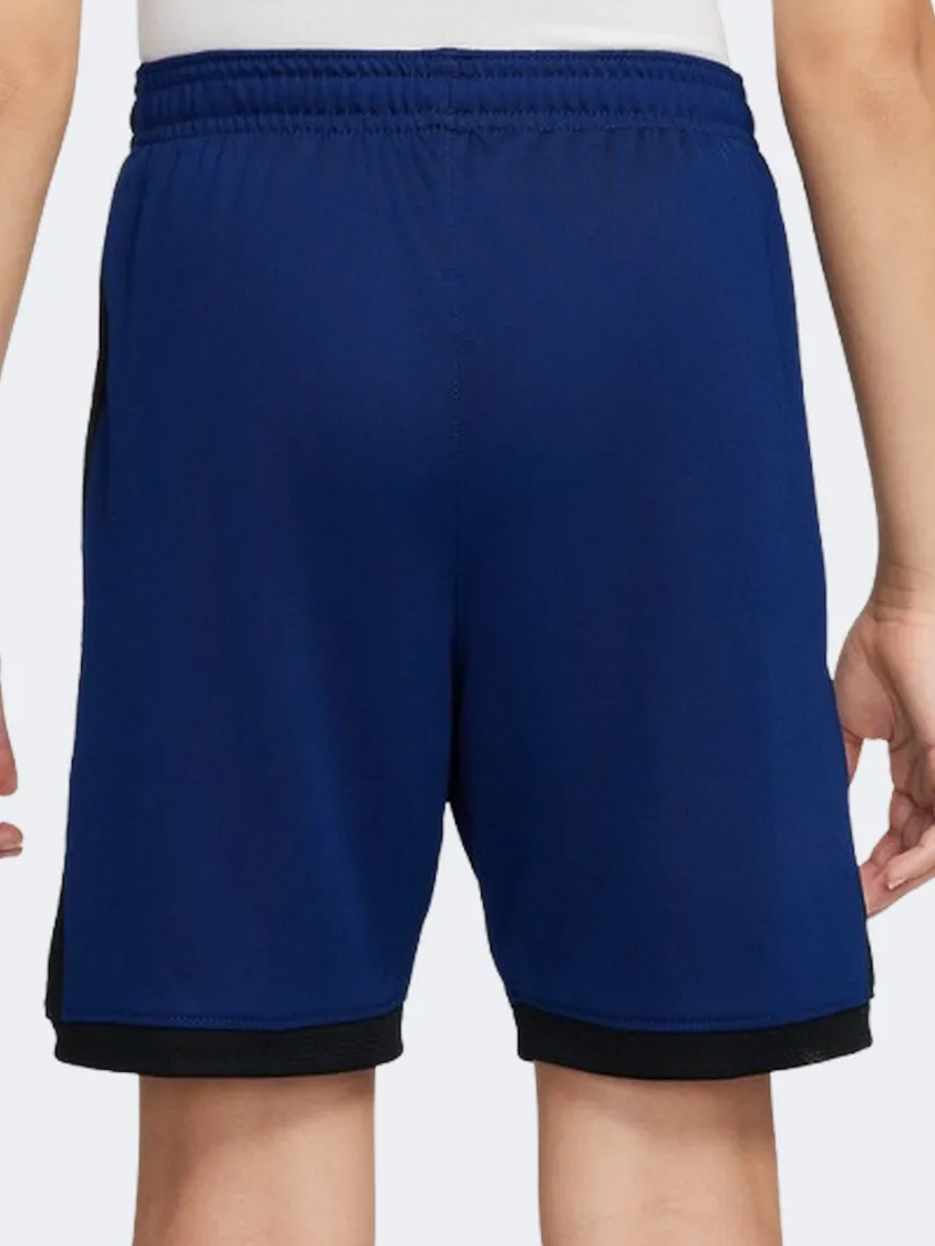 Nike Academy 25 7 Inch Boys Football Short Blue/Black/Orange