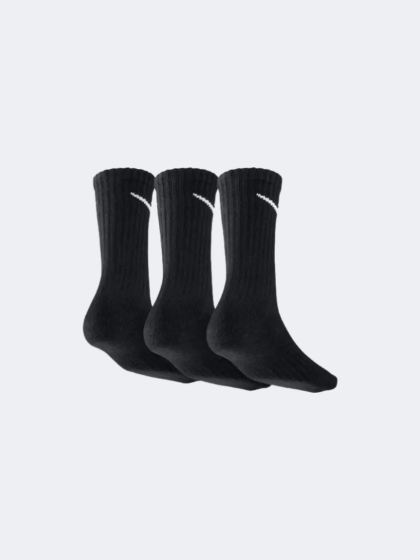 Nike Cushioned Training Crew Unisex Training Sock Black/White