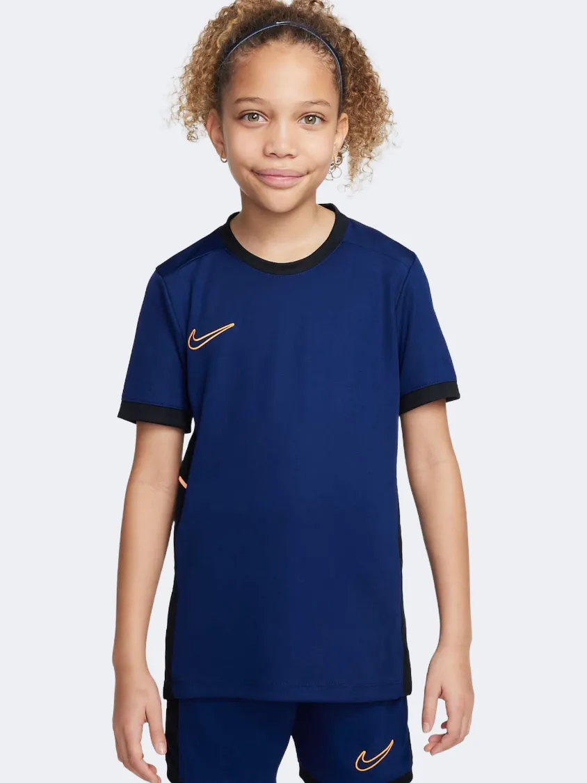 Nike Dri-Fit Academy Kids&#39; Boys Football T-Shirt Blue