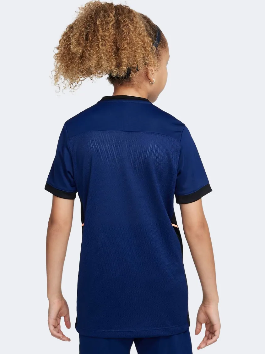 Nike Dri-Fit Academy Kids&#39; Boys Football T-Shirt Blue