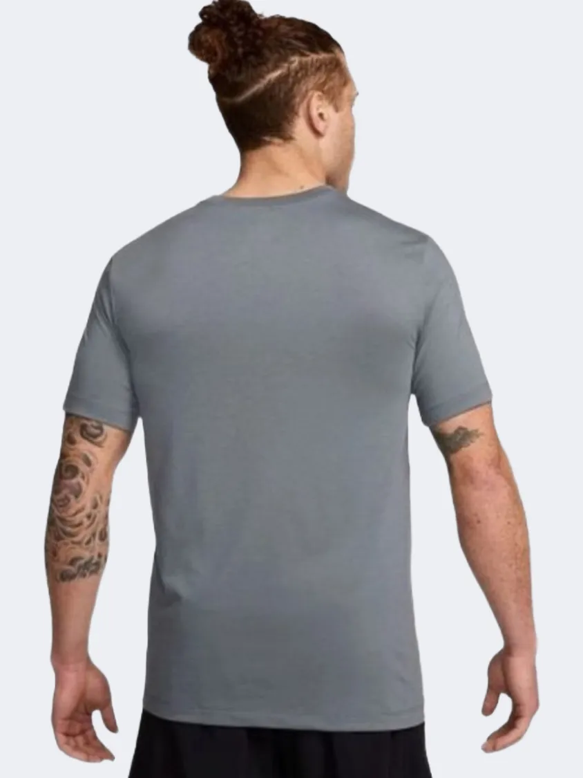 Nike M Nk Dri-Fit Tee Db Pro Men Training T-Shirt Grey