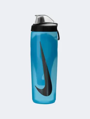 Nike Refuel Bottle Locking Lid 24Oz Unisex Training Water Bottle Blue/Black