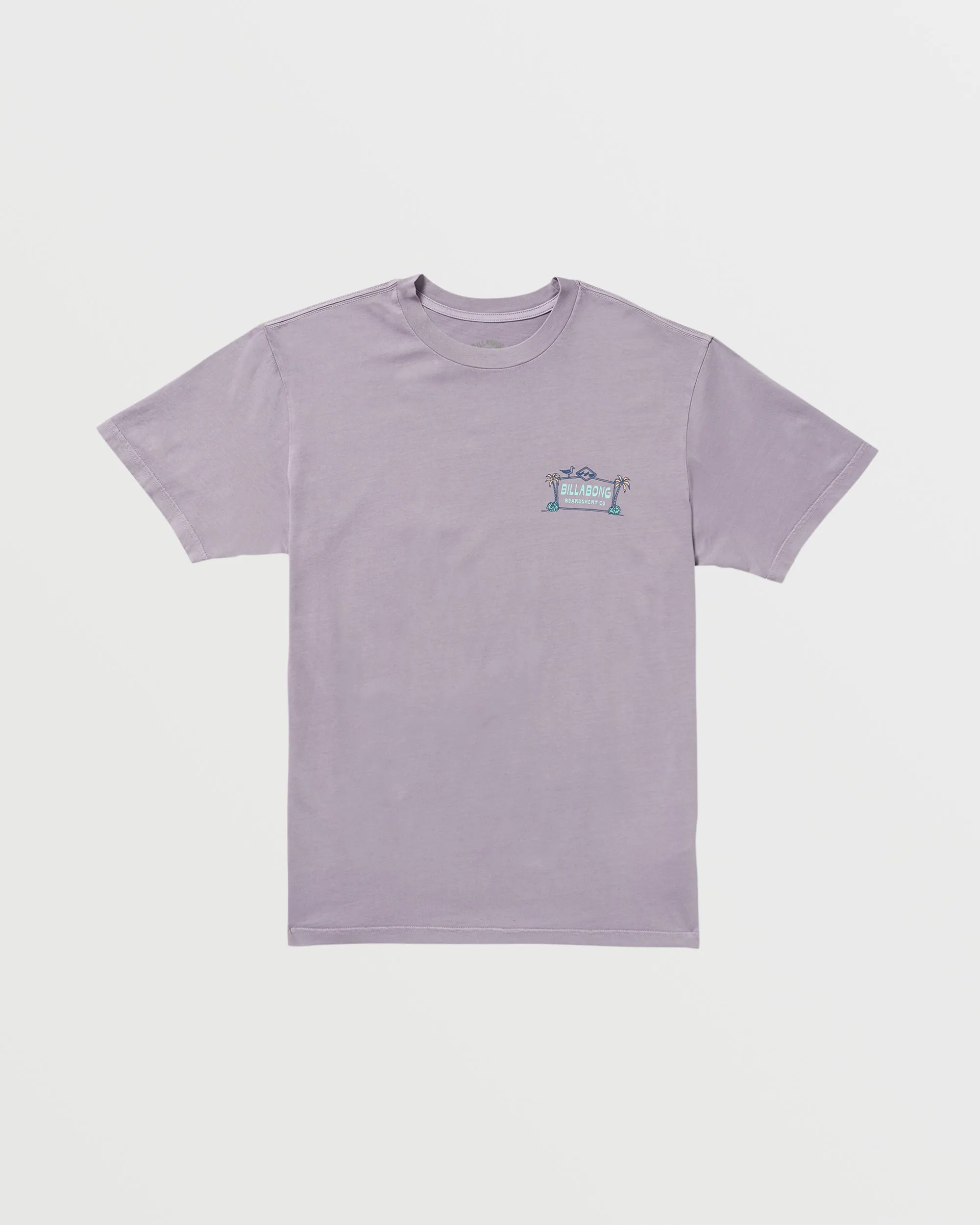 No Vacancy Premium Wave Wash Tee - Light Purple Billabong