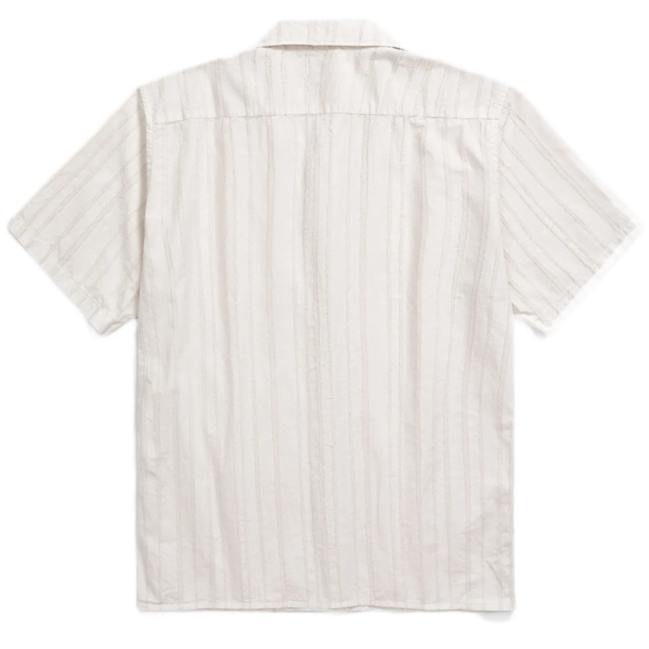 Norse Projects Carston Stripe SS Shirt Marble White