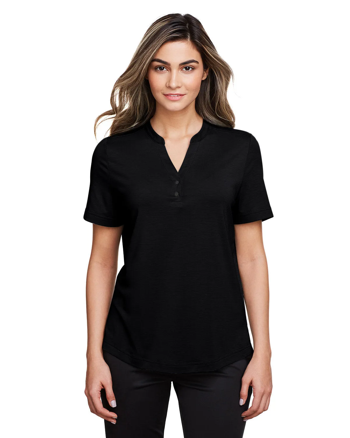 North End Ladies Jaq Snap-Up Stretch Performance Polo