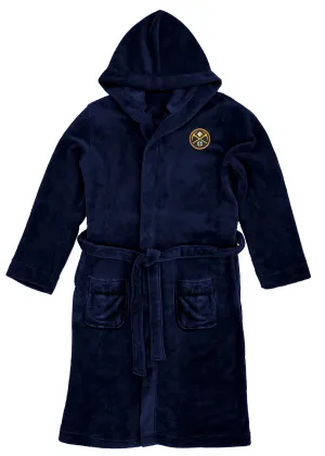 Northwest NBA Men's Denver Nuggets Hooded Silk Touch Robe, 26" x 47"