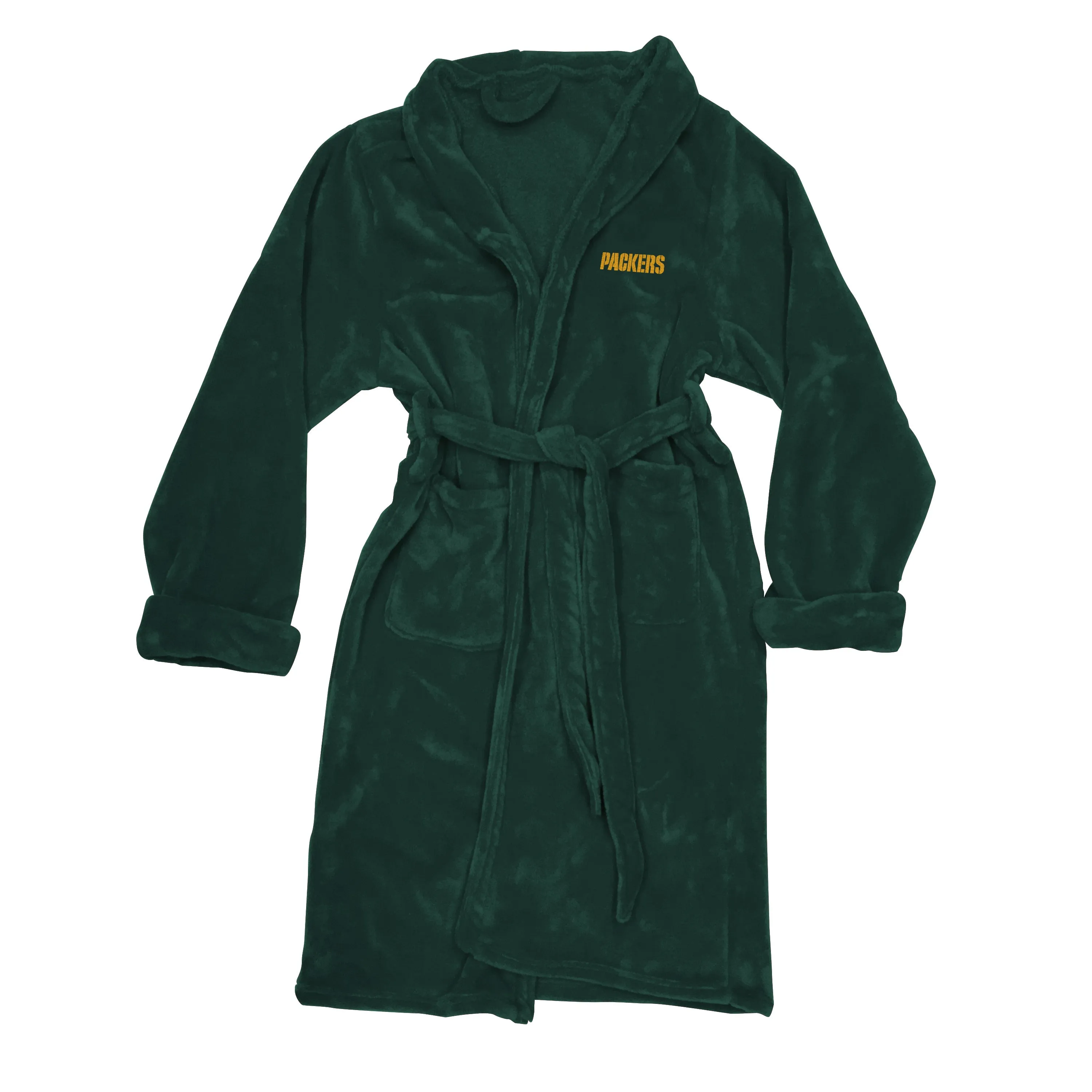 Northwest NFL Men's Green Bay Packers Silk Touch Bath Robe, 26" x 47"