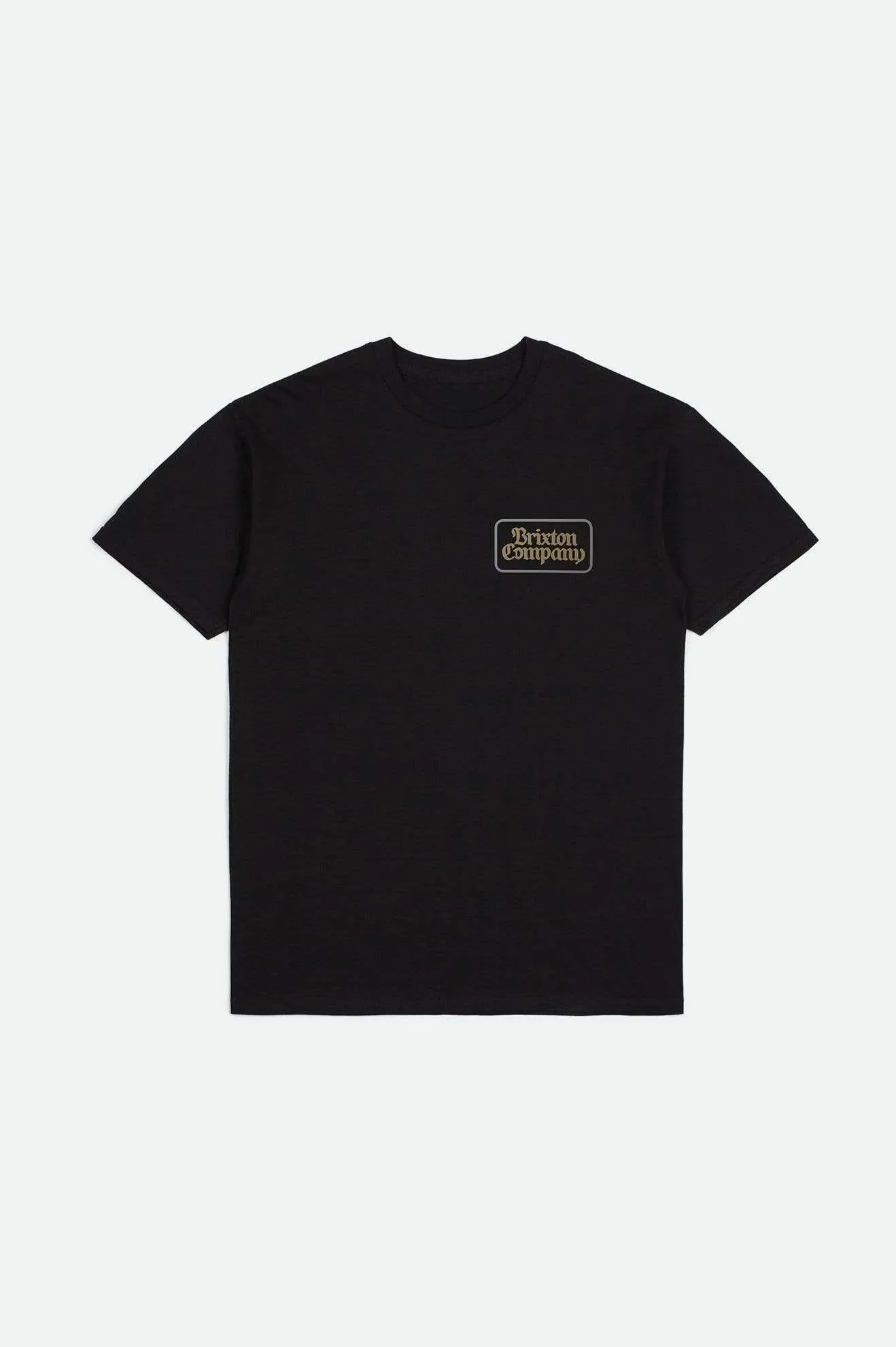 Norvell S/S Standard T-Shirt - Black Worn Wash Brixton