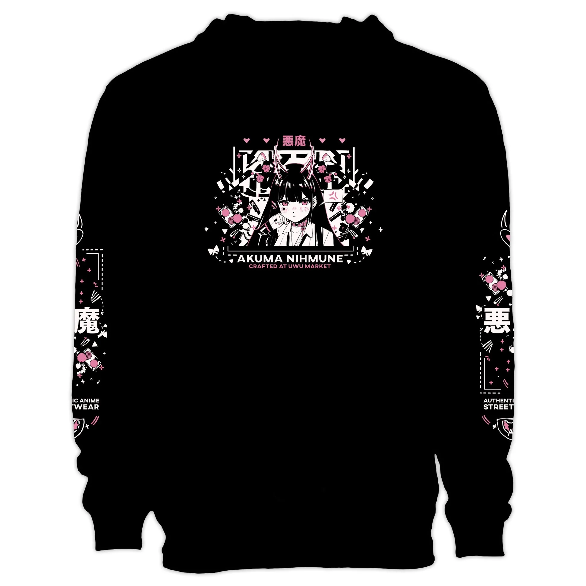 Numi Embarrassed Anime Streetwear Hoodie