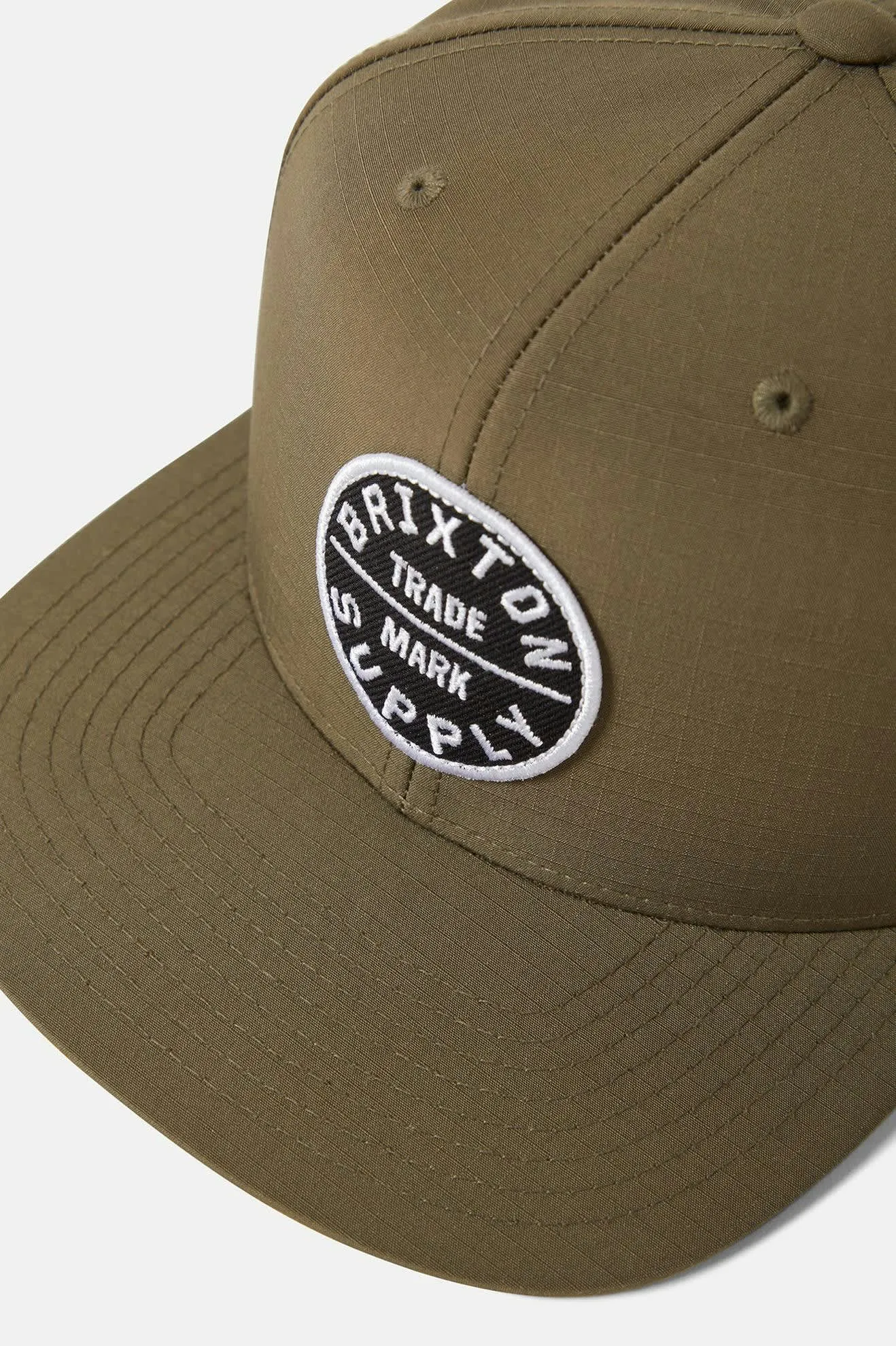 Oath III Snapback - Ivy Green Ripstop Brixton