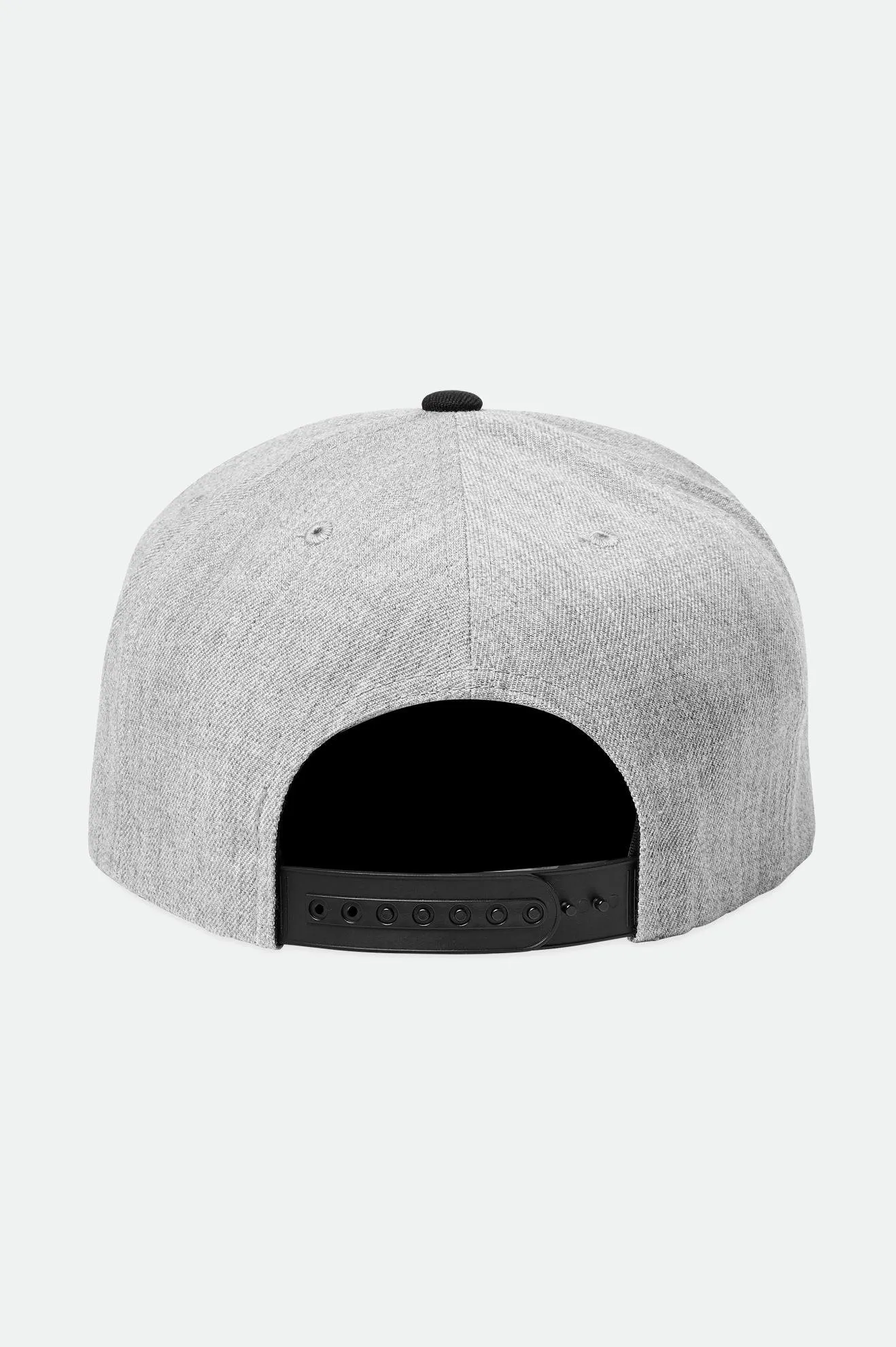 Oath III Snapback - Light Heather Grey/Black Brixton