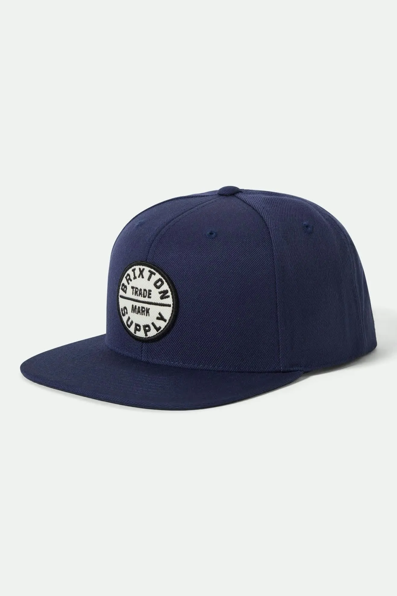 Oath III Snapback - Washed Navy/White/Black Brixton