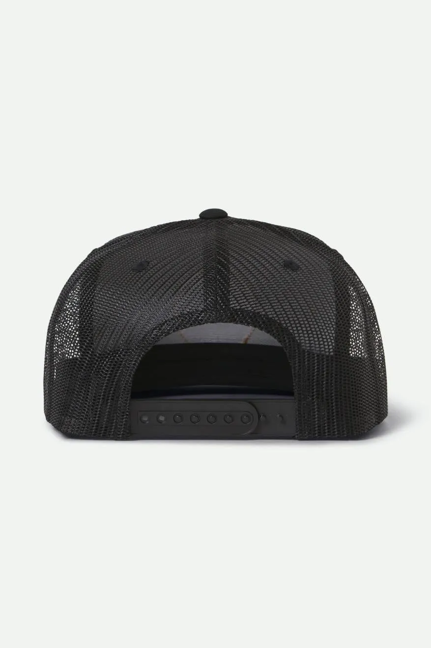 Oath Trucker Hat - Black/Black Brixton