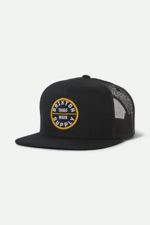 Oath Trucker Hat - Black/Black Brixton
