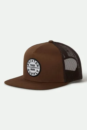 Oath Trucker Hat - Pinecone Brown/Pinecone Brown Brixton