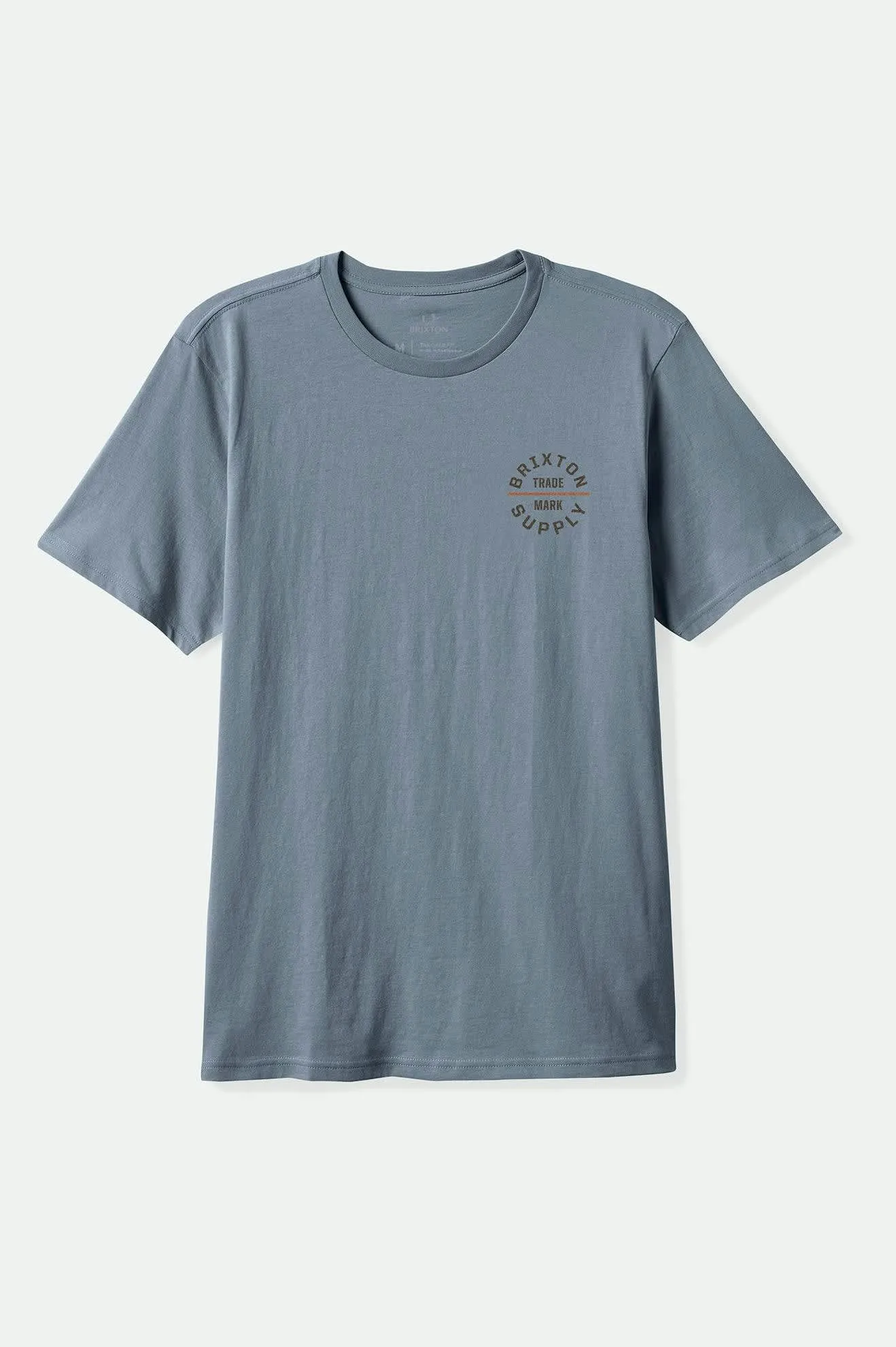 Oath V S/S Standard T-Shirt - Basalt/Dark Brown/Rust Brixton