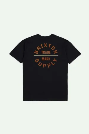 Oath V S/S Standard T-Shirt - Black/Rust/Sand Brixton