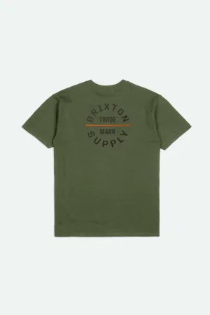 Oath V S/S Standard T-Shirt - Ivy Green/Washed Black/Rust Brixton