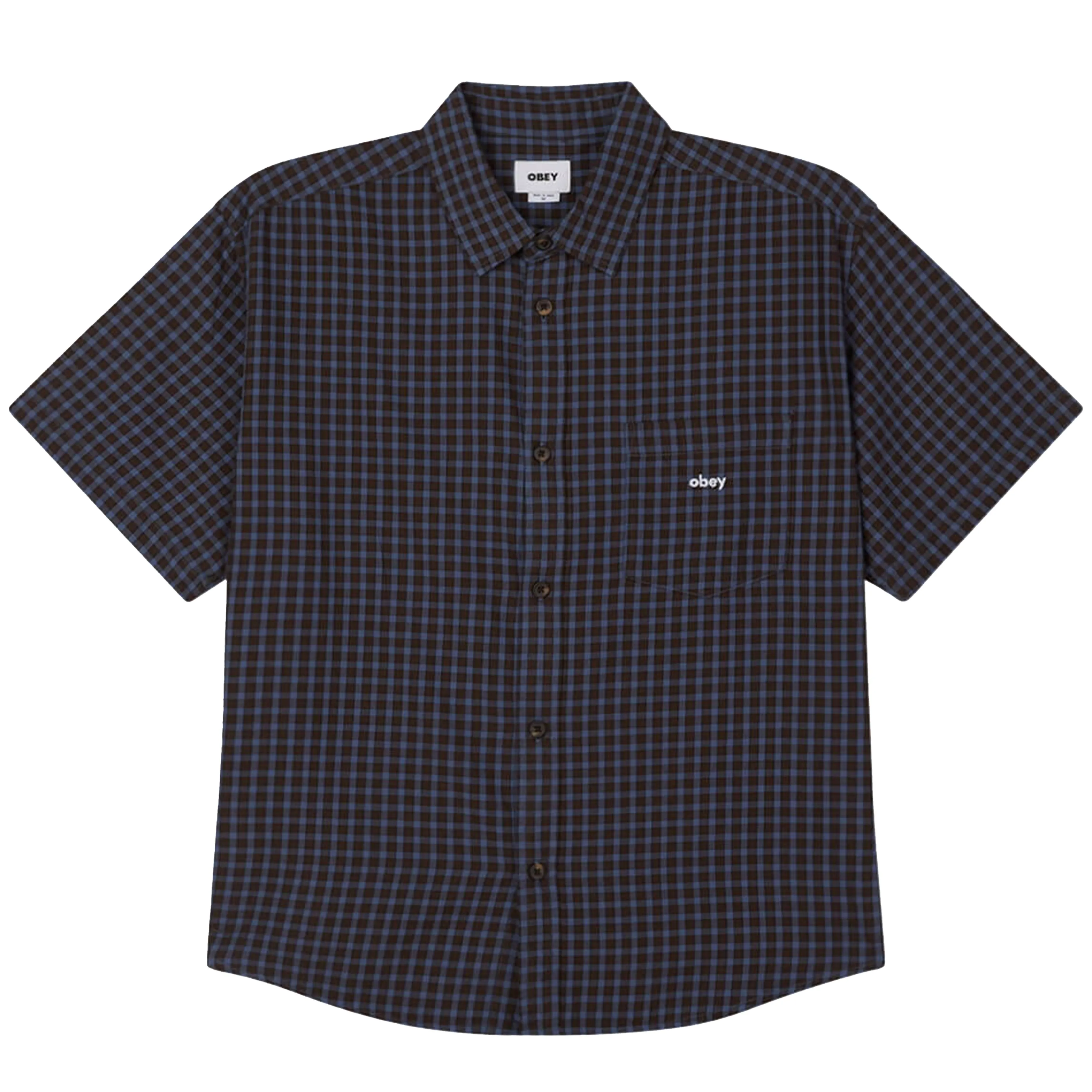 Obey Bigwig Otis Woven Dull Blue Multi