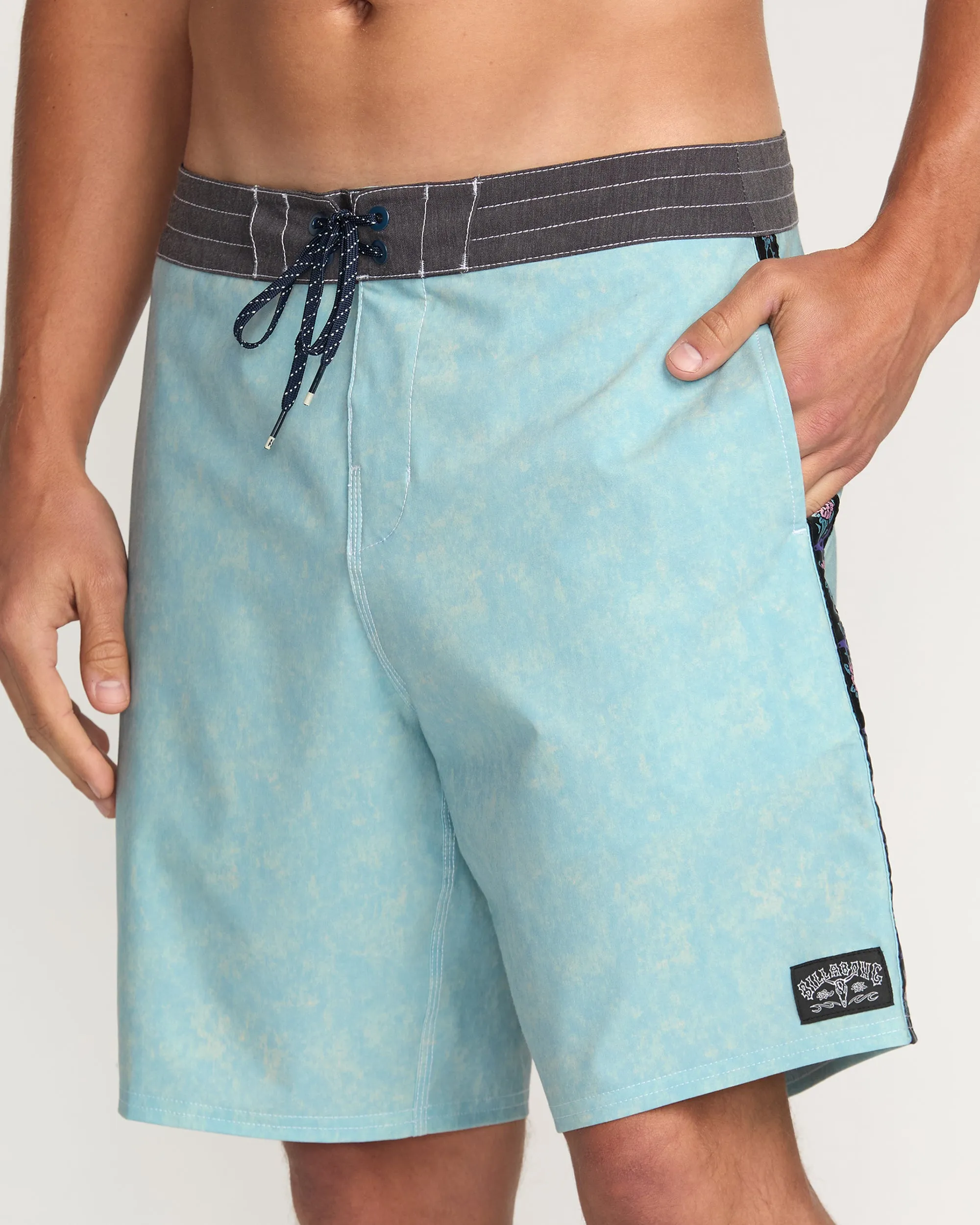 Occy Lo Tide Boardshorts - Cloud Blue Billabong