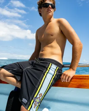Occy Pro Boardshorts - Washed Black Billabong
