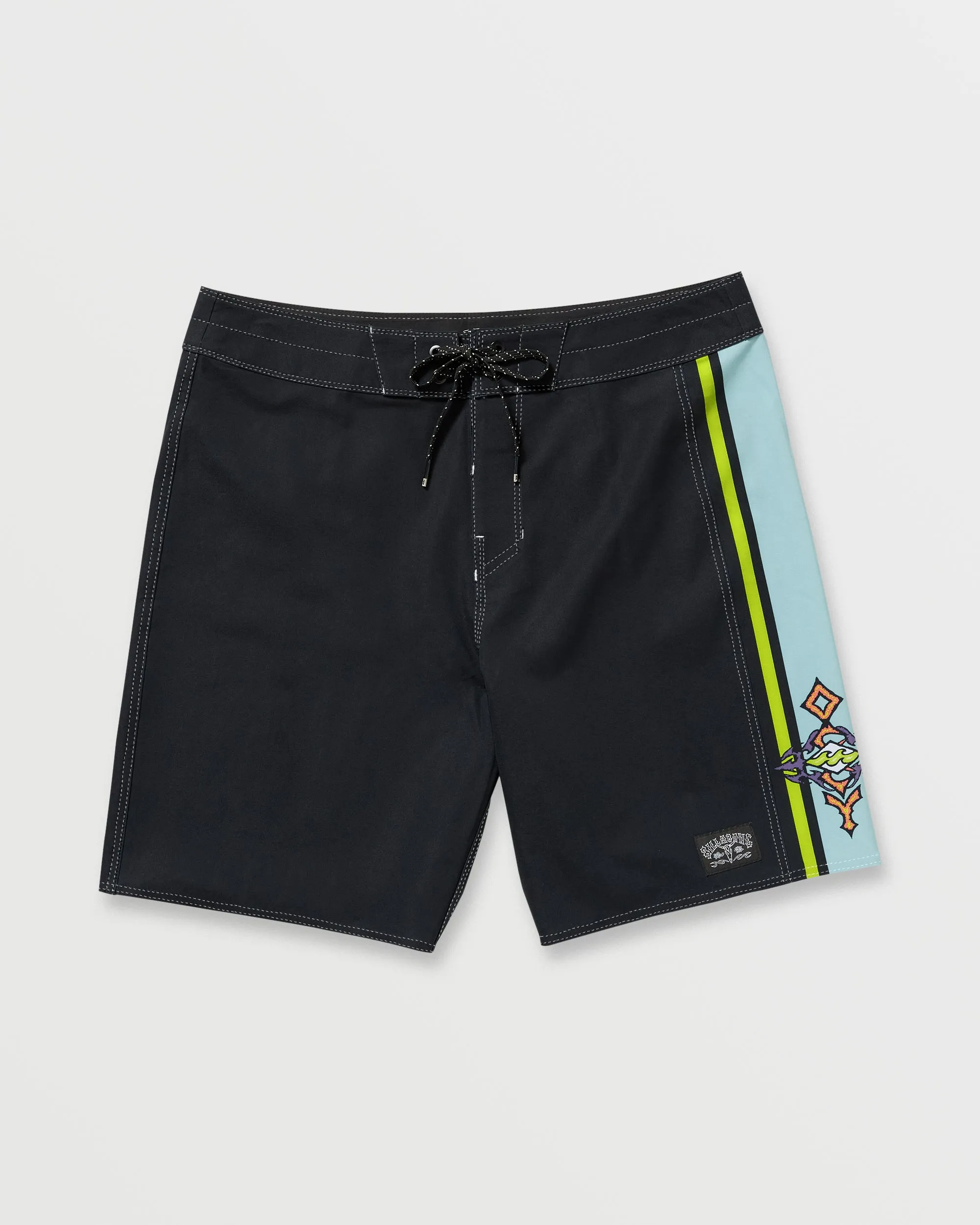 Occy Pro Boardshorts - Washed Black Billabong