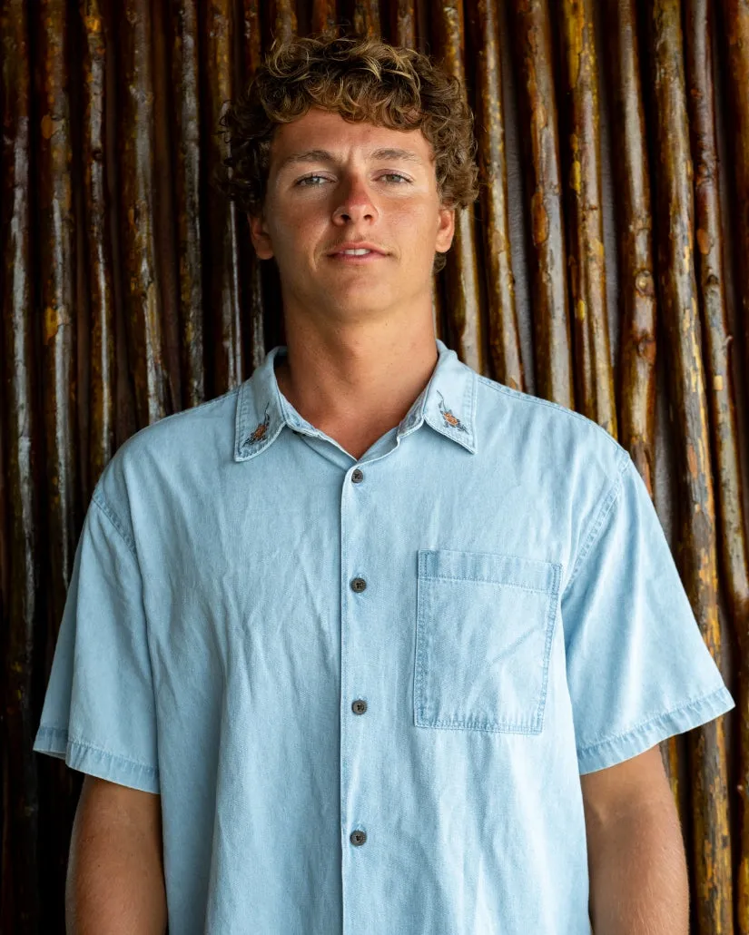Occy Short Sleeve Shirt - Cloud Blue Billabong