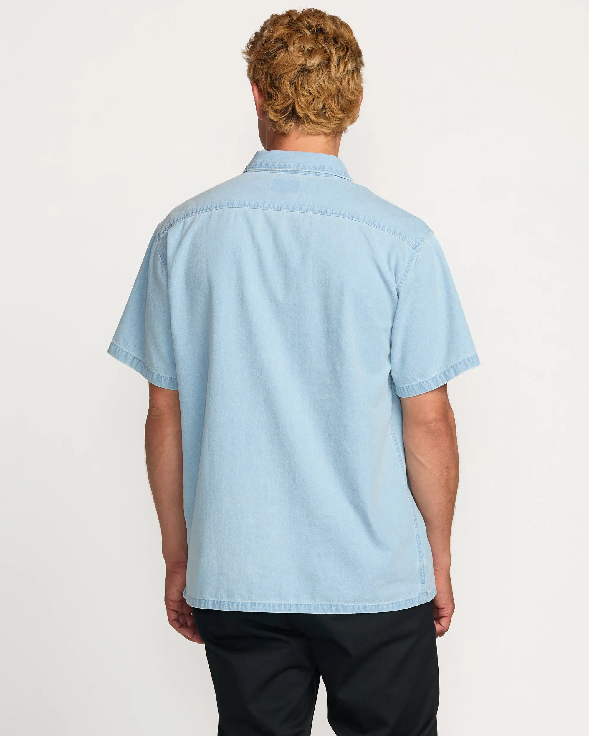Occy Short Sleeve Shirt - Cloud Blue Billabong