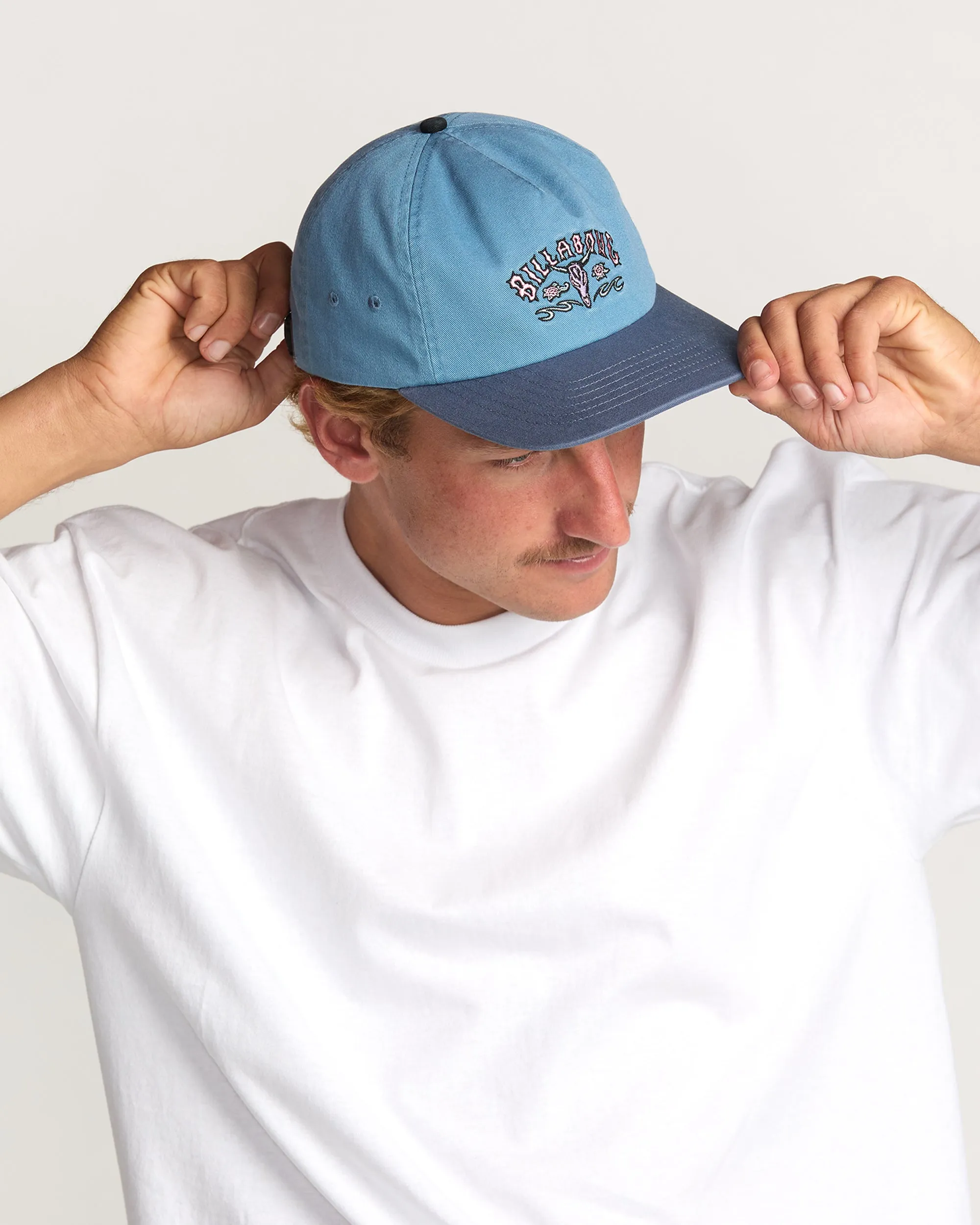 Occy Strapback Hat - Cloud Blue Billabong