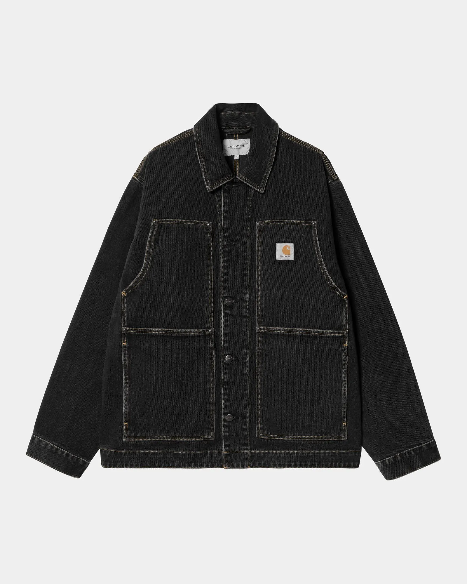 OG Double Front Jacket | Black (stone washed) Carhartt WIP