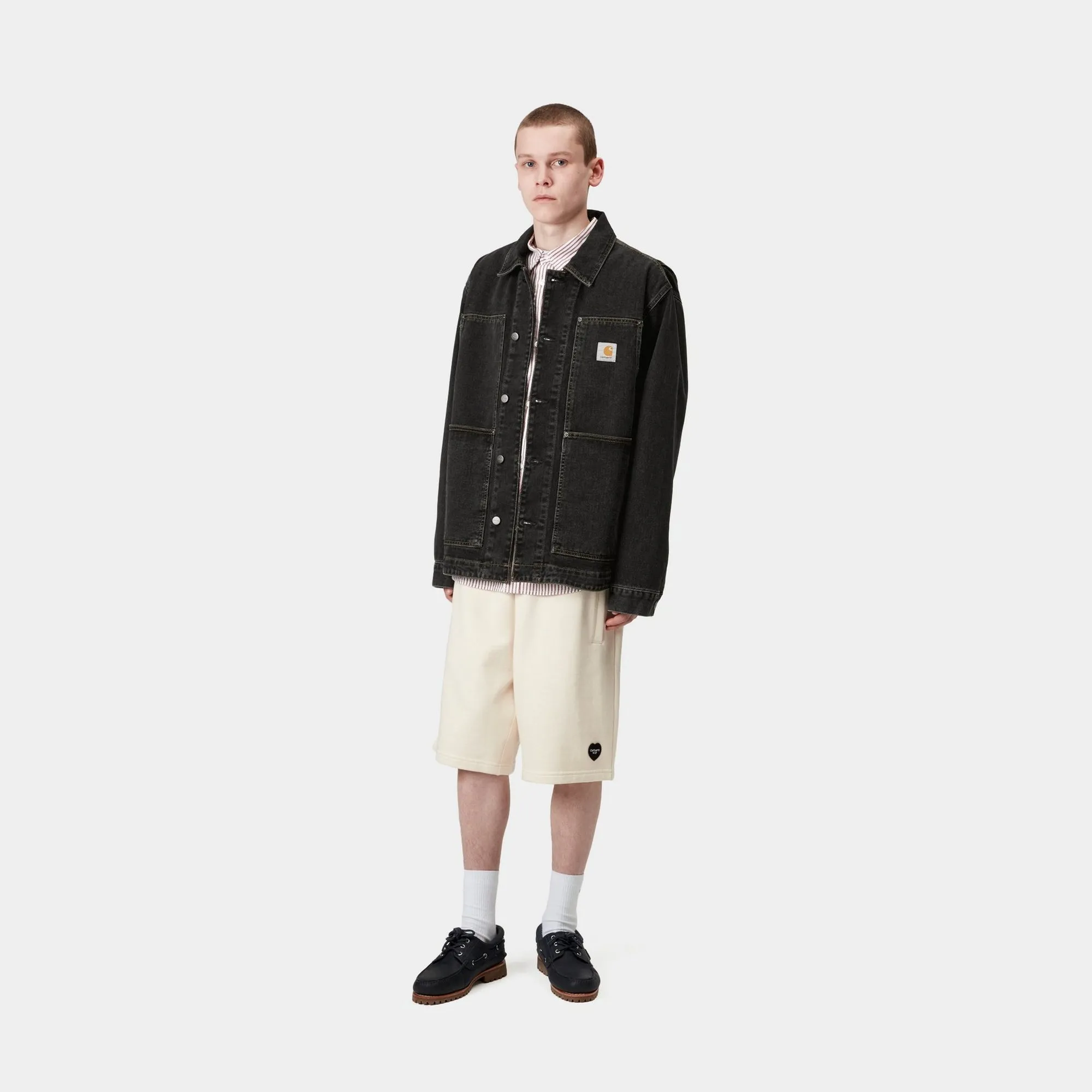 OG Double Front Jacket | Black (stone washed) Carhartt WIP
