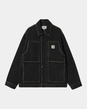 OG Double Front Jacket | Black (stone washed) Carhartt WIP